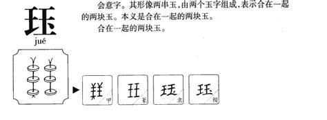 珏名字意思|珏的意思